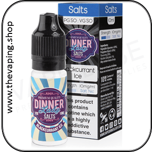 Blackcurrant Ice Nic Salts By Dinner Lady 10mg