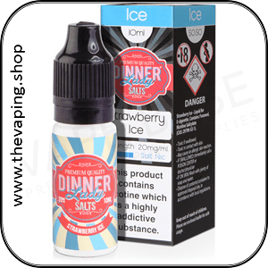 Strawberry Ice Nic Salts By Dinner Lady 20mg